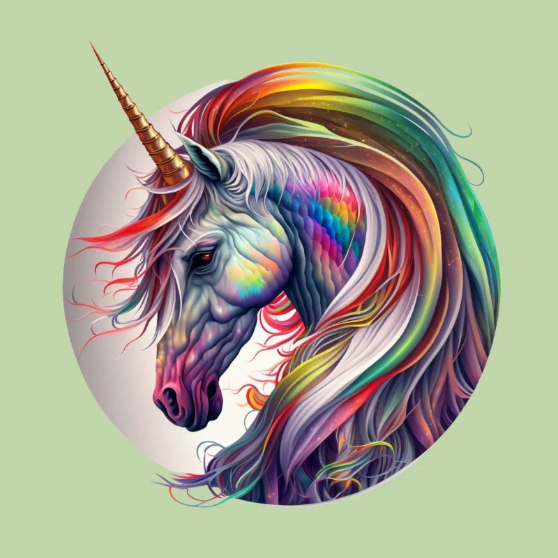 Regenbogen Einhorn