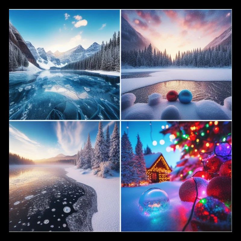 Noël au bord du lac