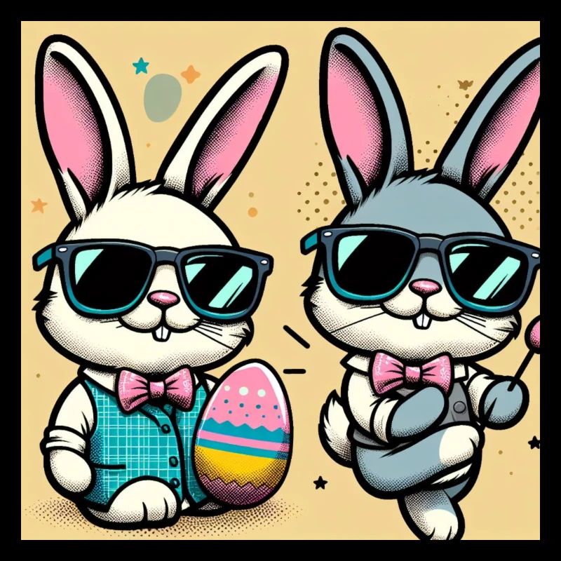 Lapin de Pâques cool