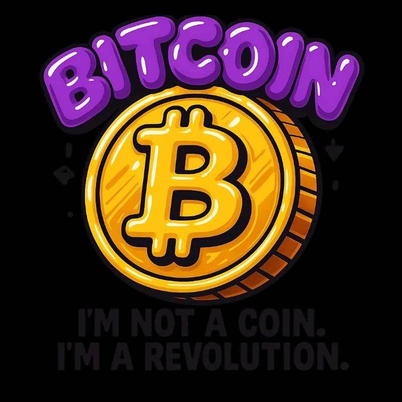 Bitcoin Revolution – Chemise crypto avec déclaration
