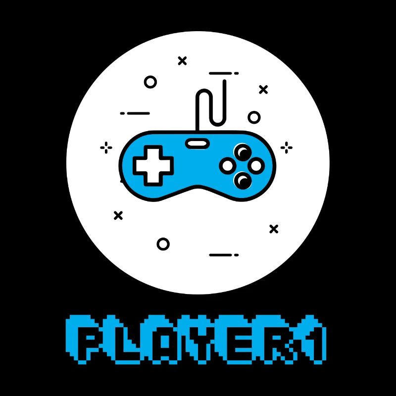 Gamer 1 - Duo Player 1 & 2 Liebe Geschenk Paar