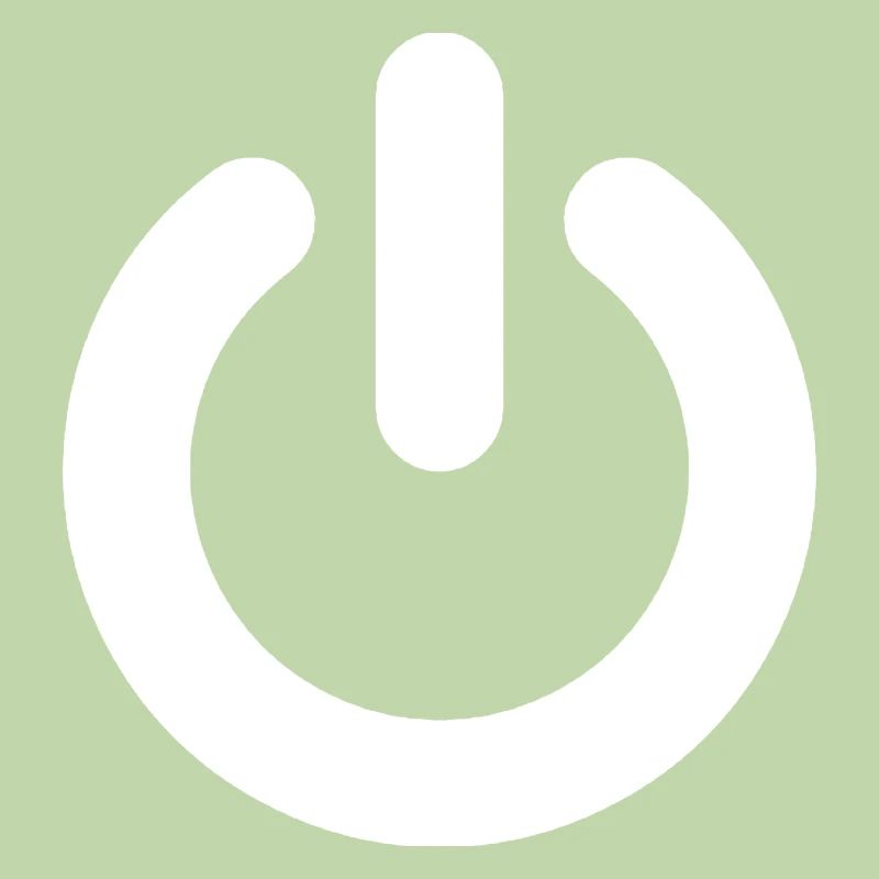 Power Button White