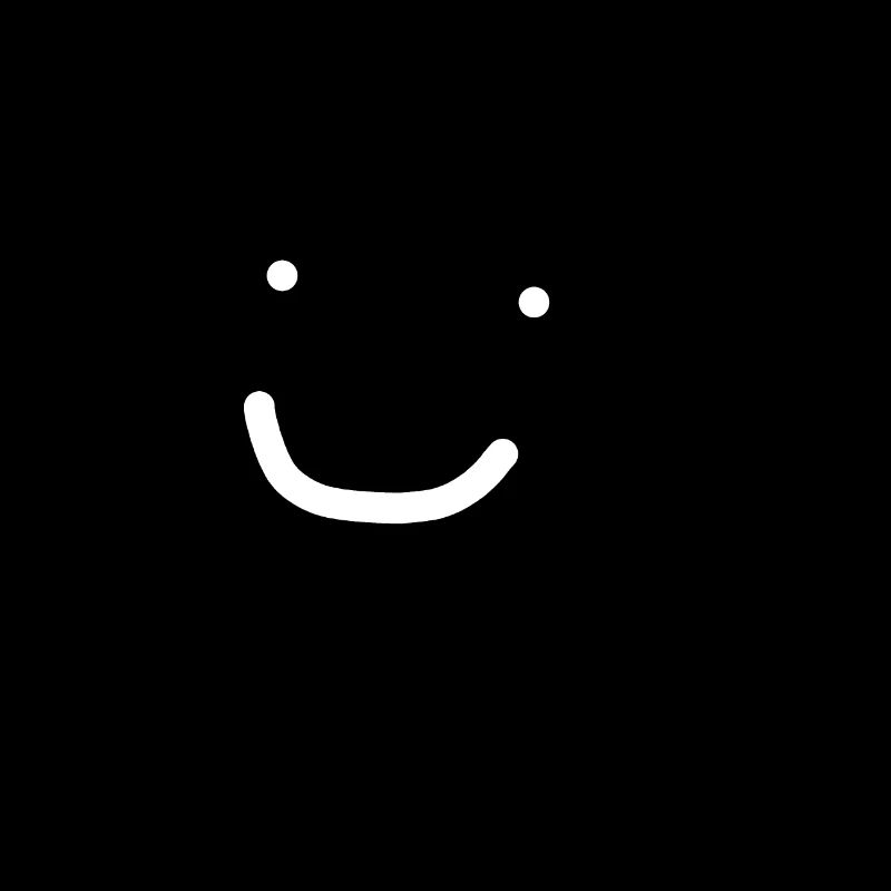 Visage souriant