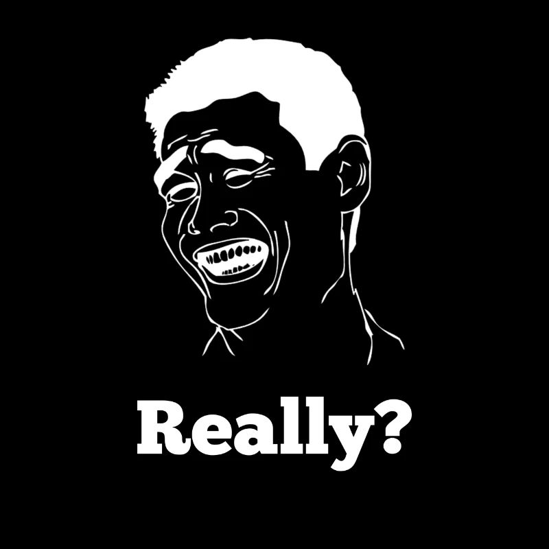Memes Really Fun Face Motif Design