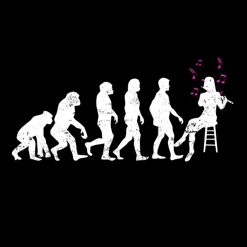 Instrument de flûte d'évolution