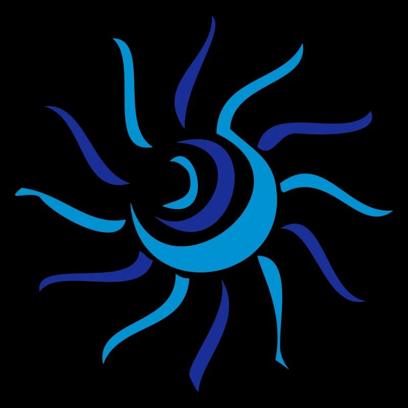 Sonnenwirbel blue
