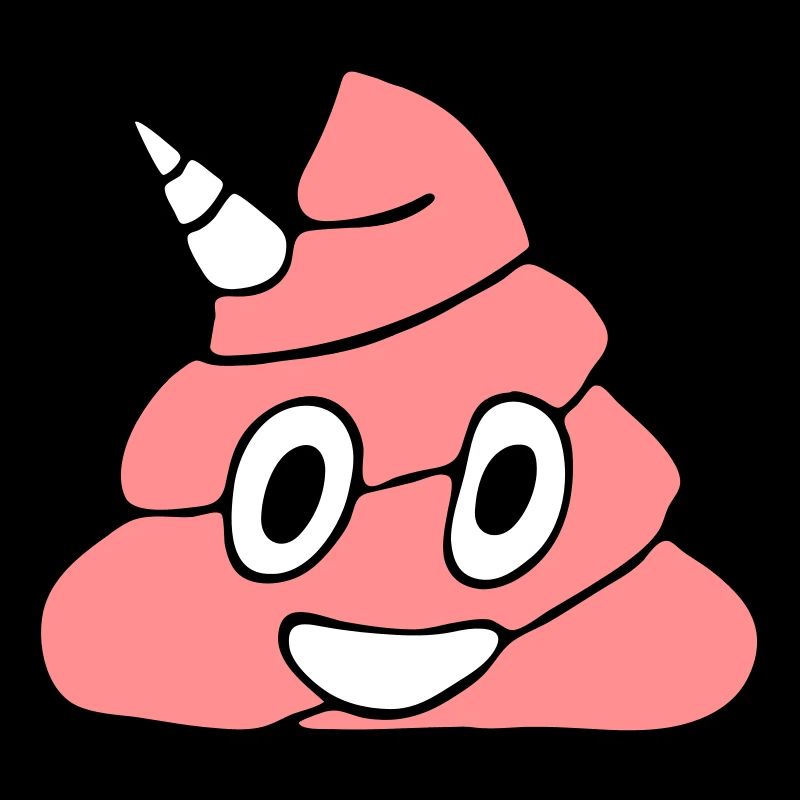 Pinker Einhorn Kackhaufen