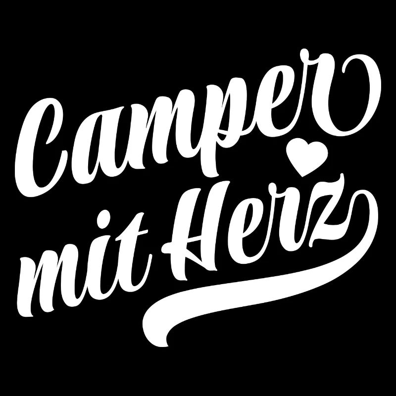 Camper mit Herz - Camping - Spruch