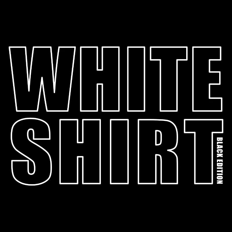 White Shirt Black Edition