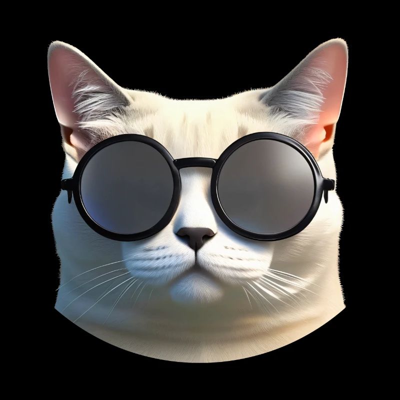 Katze mit Sonnenbrille