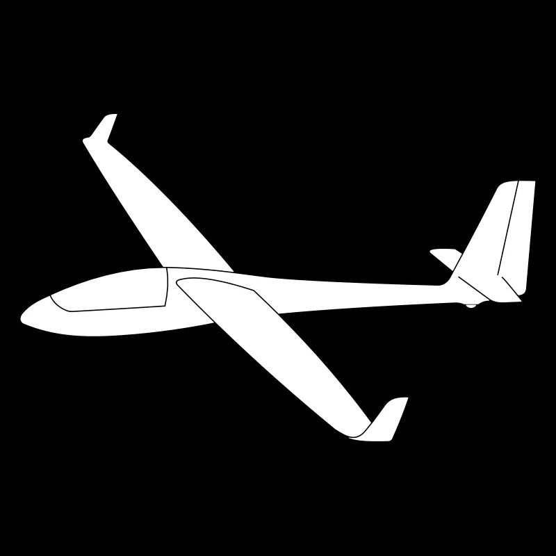Segelflugzeug ASW15 gleiten