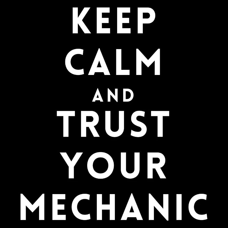 Keep Calm and Trust Your Mechanic Funny Mechanic