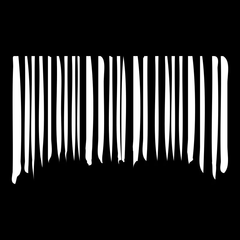 Barcode Striche Linien Gekritzelt Strichcode Scan