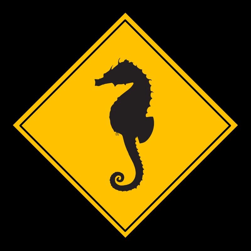 Warnung Seepferdchen
