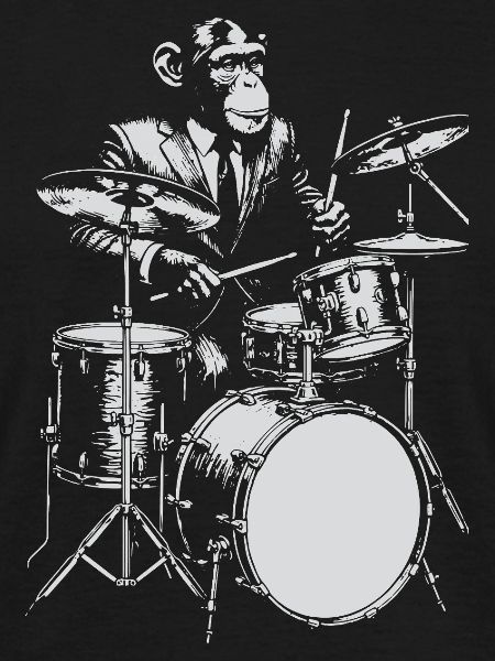 Monkey Jazz Drummer
