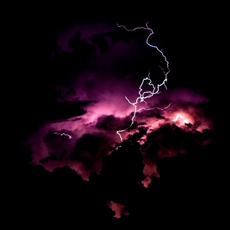 Lightning thunderstorm