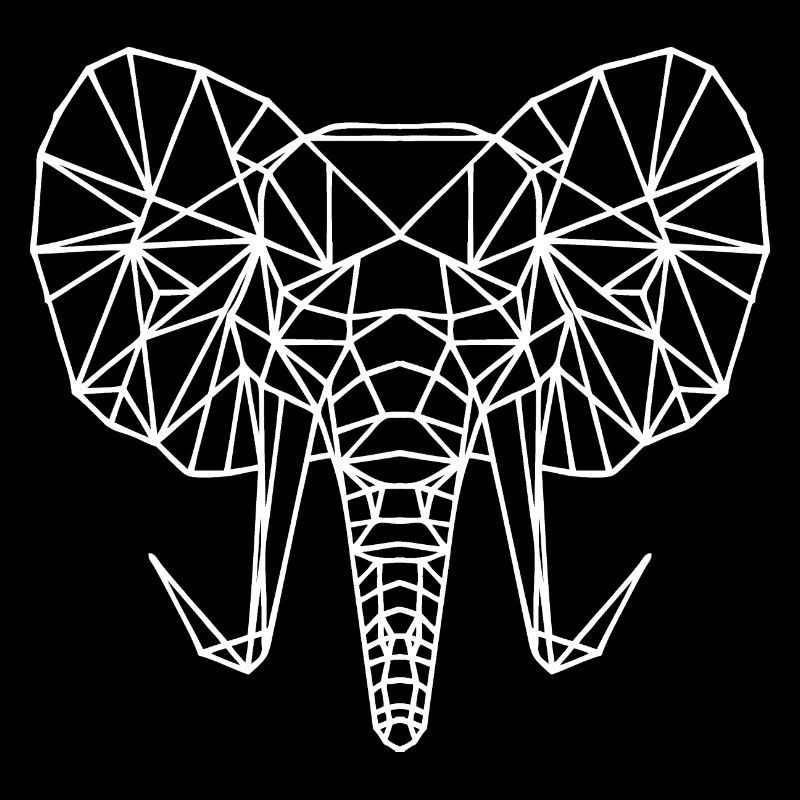 Polygon Elefant