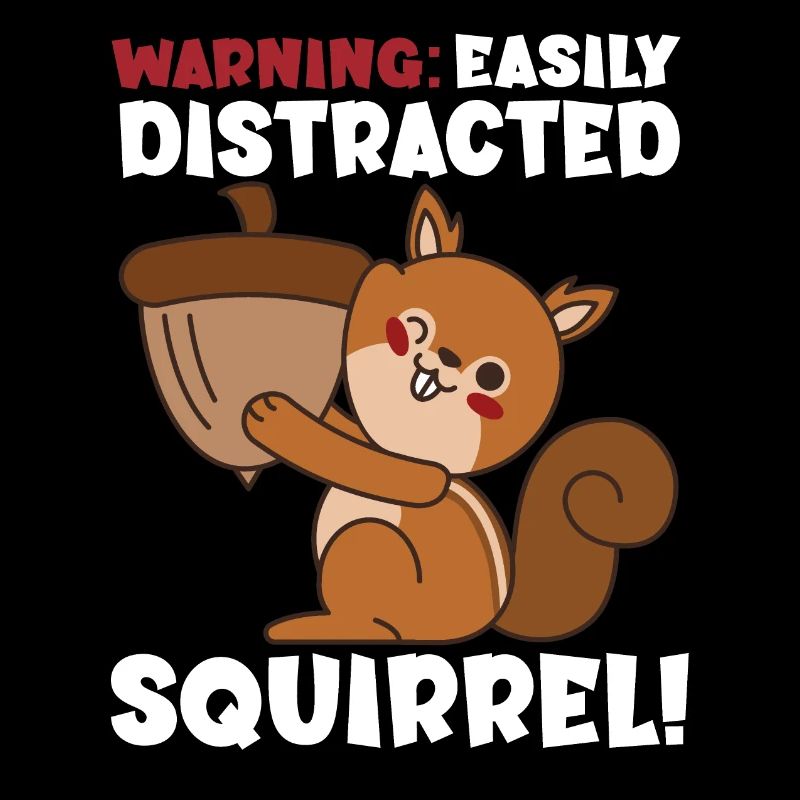 Eichhörnchen Haselnuss Squirrel Whisperer Sprüche