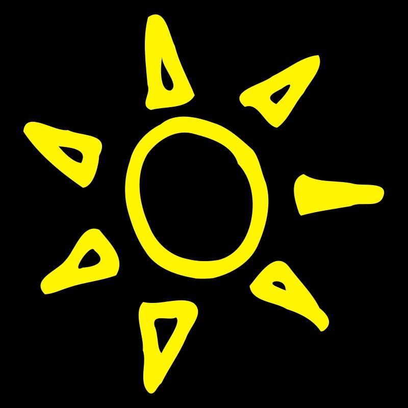Comic Sonne Sommer Freude Licht Lustig Geschenk