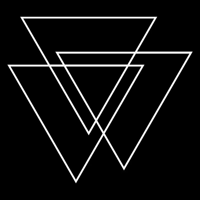 Motif géométrique de triangles