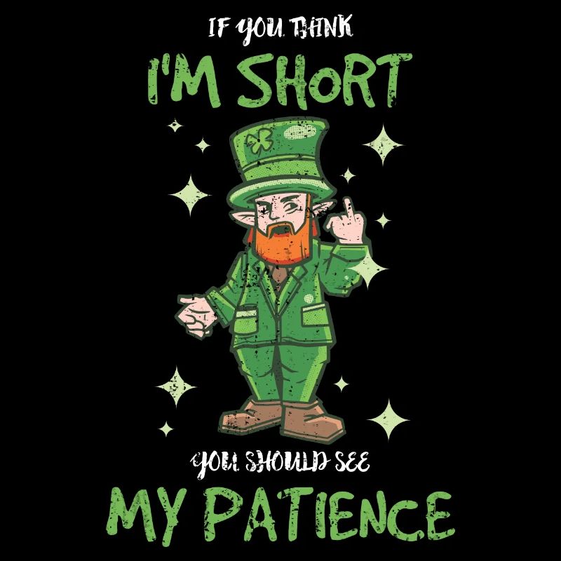 Conception de la Saint-Patrick pour les petites personnes drôles