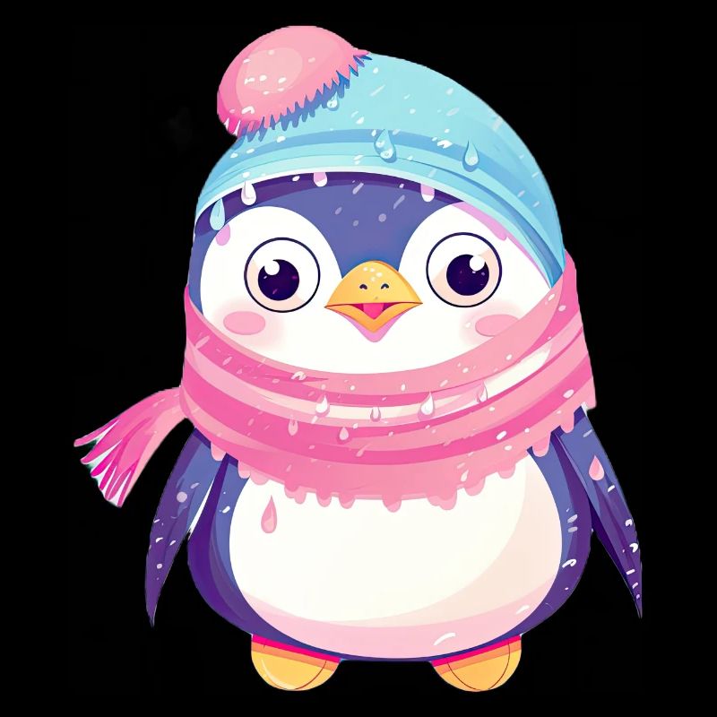Winterwunderland-Pinguin