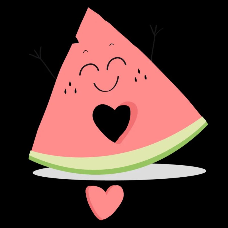 Ich liebe dich Wassermelone