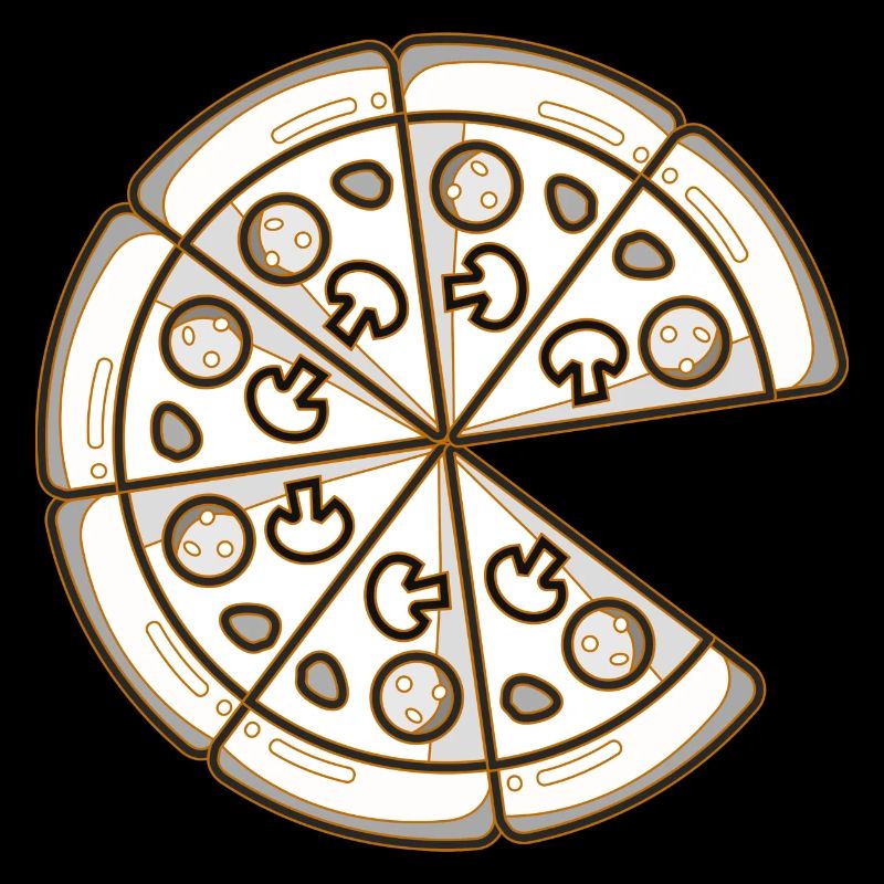 Partnerlook Pizza Couple links