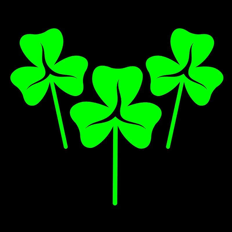 nouvelles SHAMROCKS trois feuilles de trèfle trio