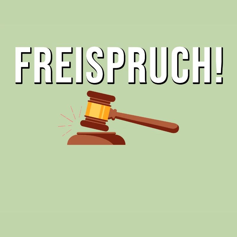 Freispruch! Nicht Schuldig - Tshirt Unschuld