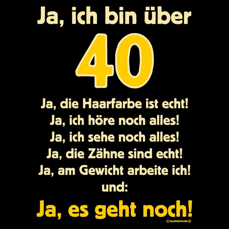 BD - Ja ich bin über 40 - Ja es geht noch -