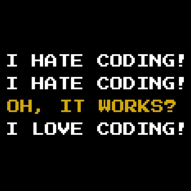 J'aime CODING Programmer Shirt IT Code en ligne