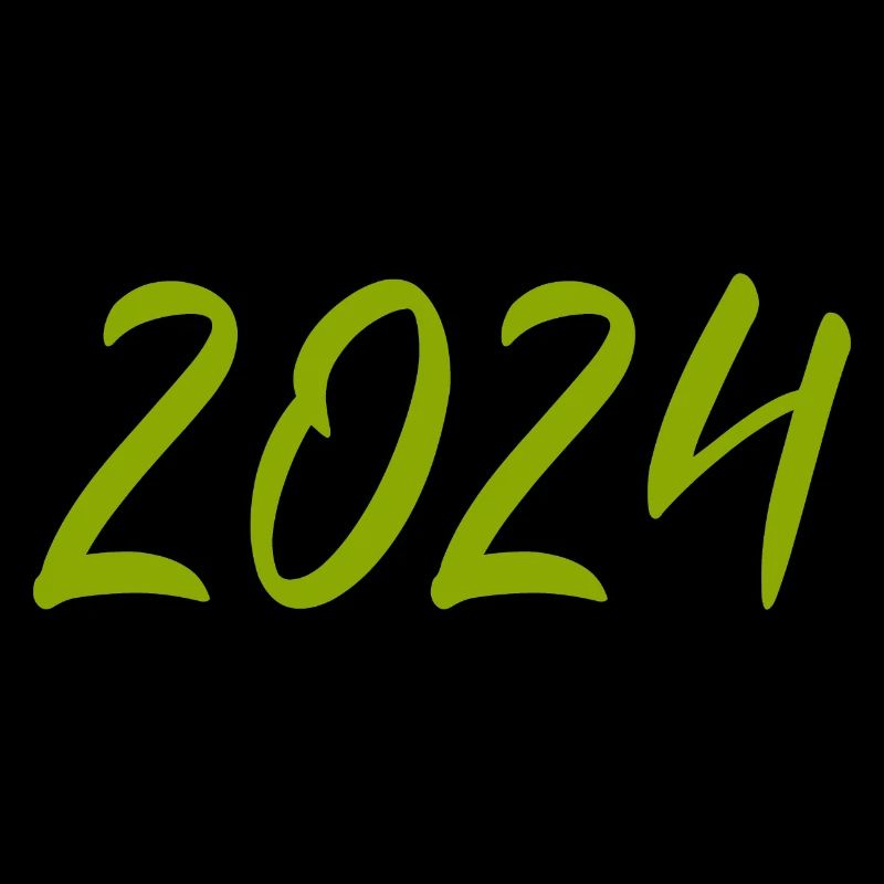 2024 Réveillon du Nouvel An vert