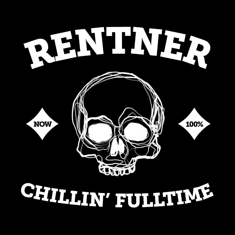 Rentner - Chillin’ FullTime (white)