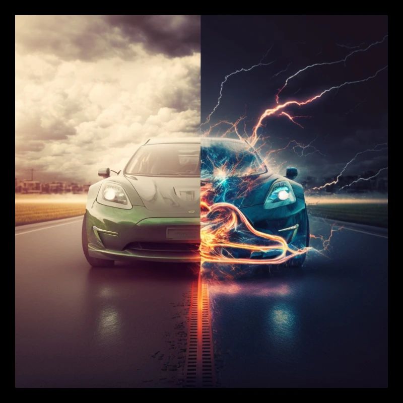 Combustion engine against electric car