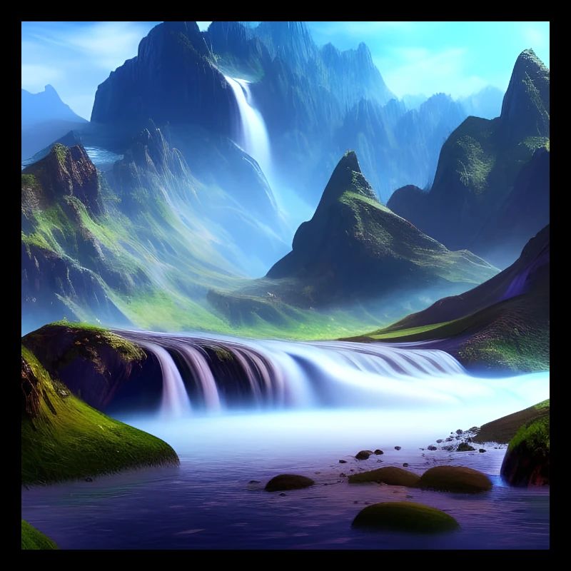 Cascade et Berge_01