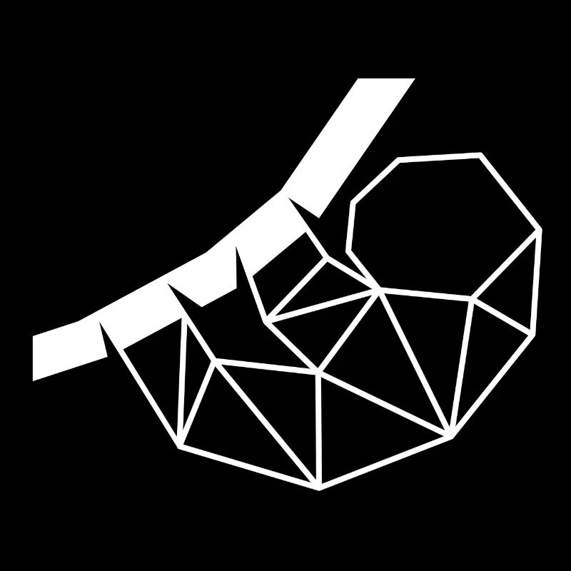 Sloth logo white
