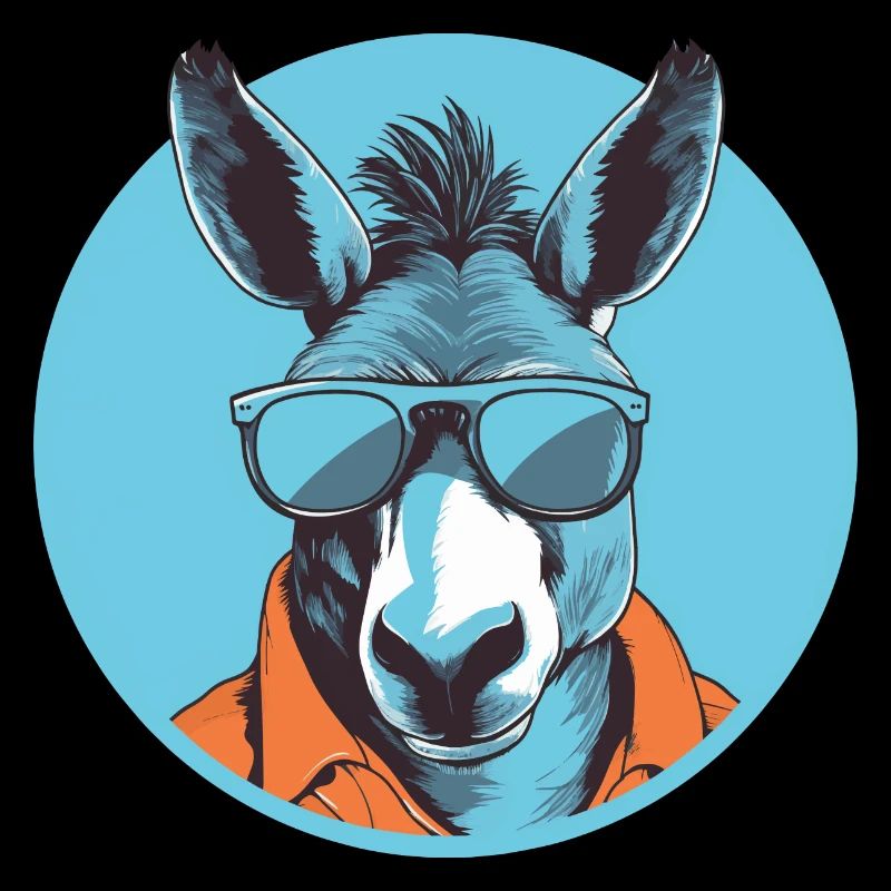 Esel, Sonnenbrille, Maulesel, Steppenpferd