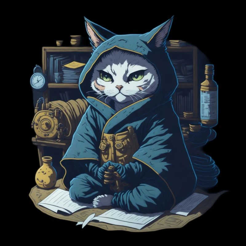 chat ninja en pyjama, experts de l'infiltration