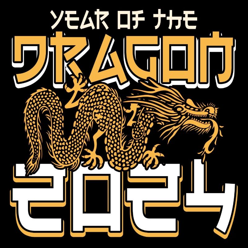 Chinesisches Neujahr Drache China Asian I Geschenk