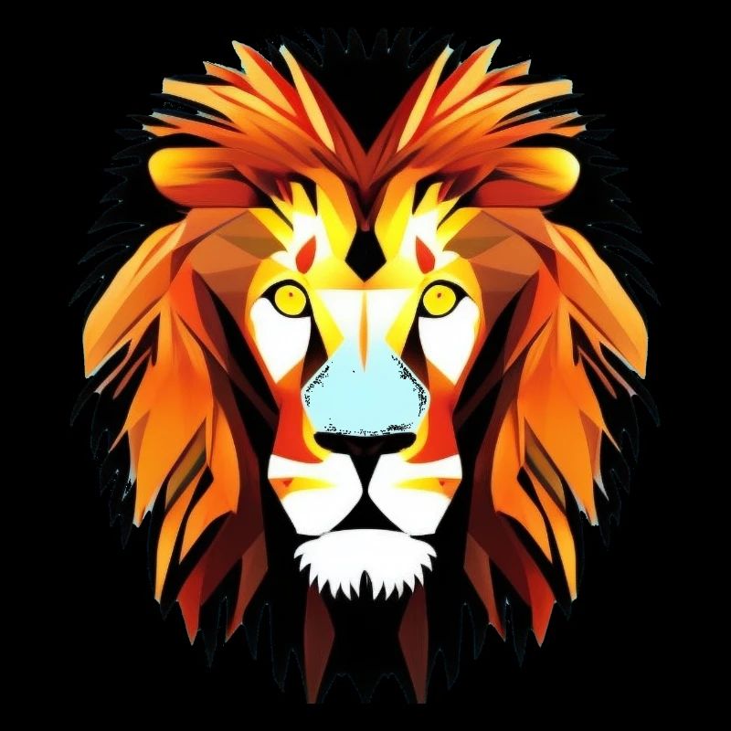Abstract Lion