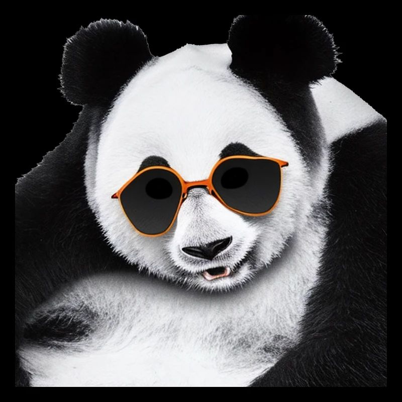 Panda hanging