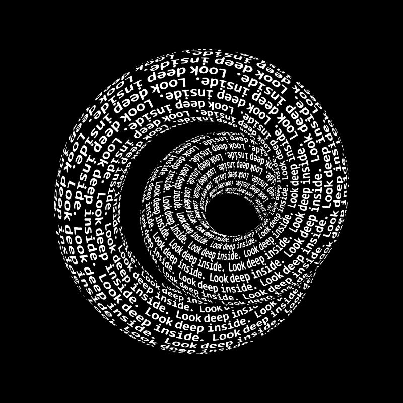 Exzentrisch - Blick tief ins Innere [heller] Toroid
