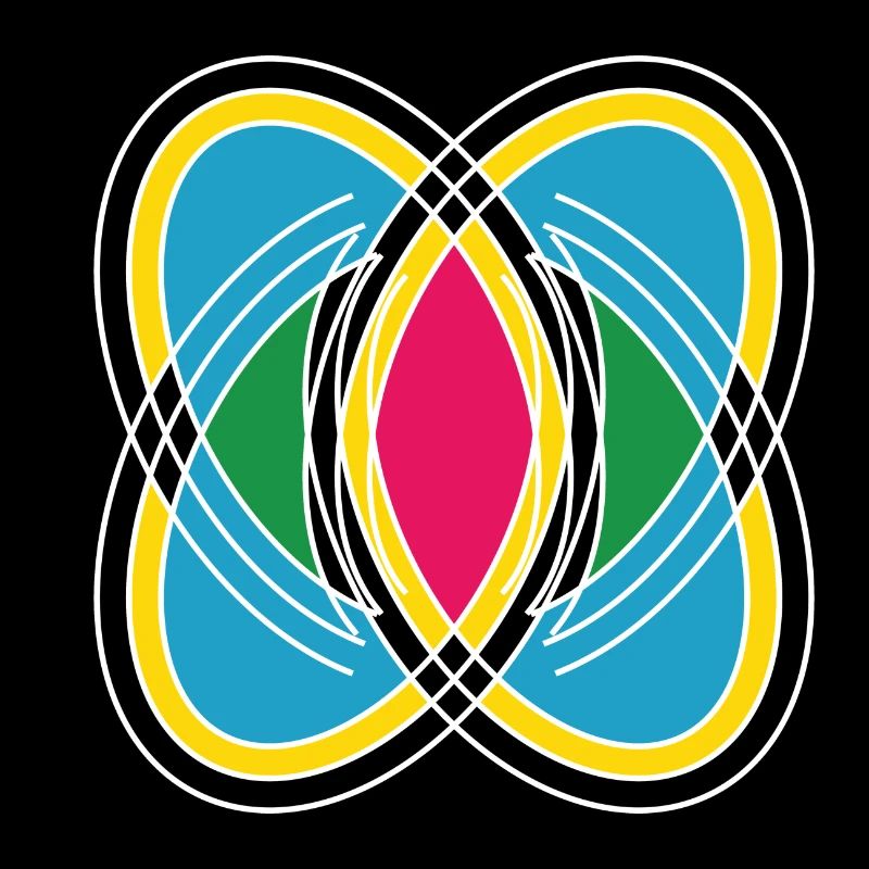 Abstract with different colors and patterns