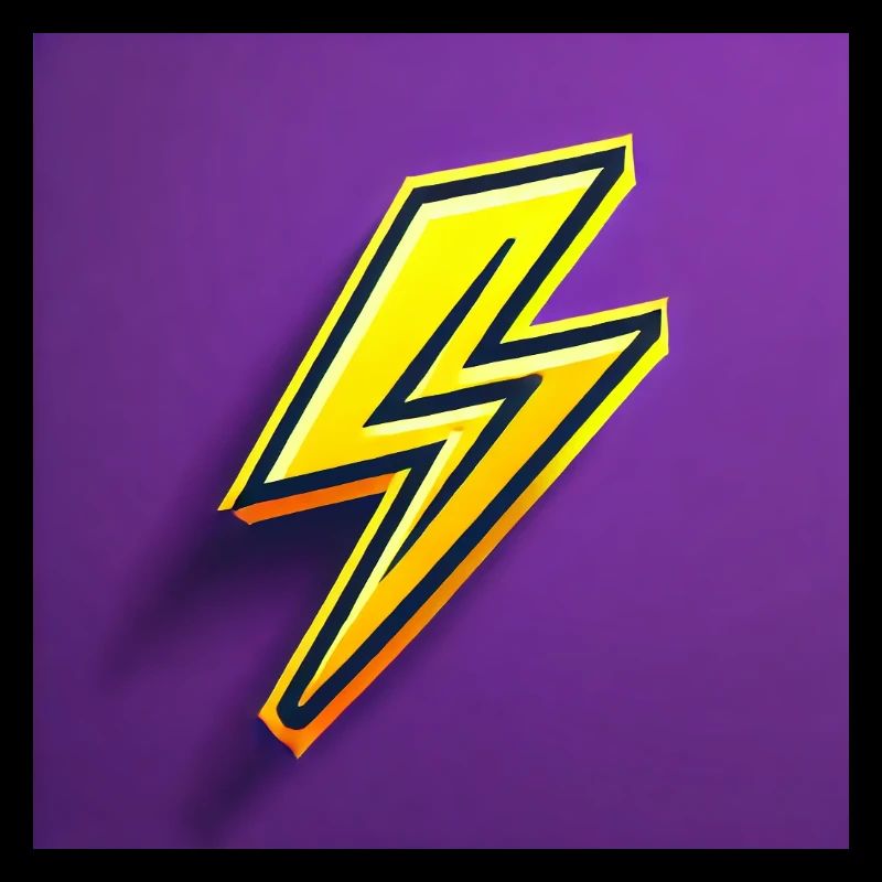 Starkes Blitzsymbol