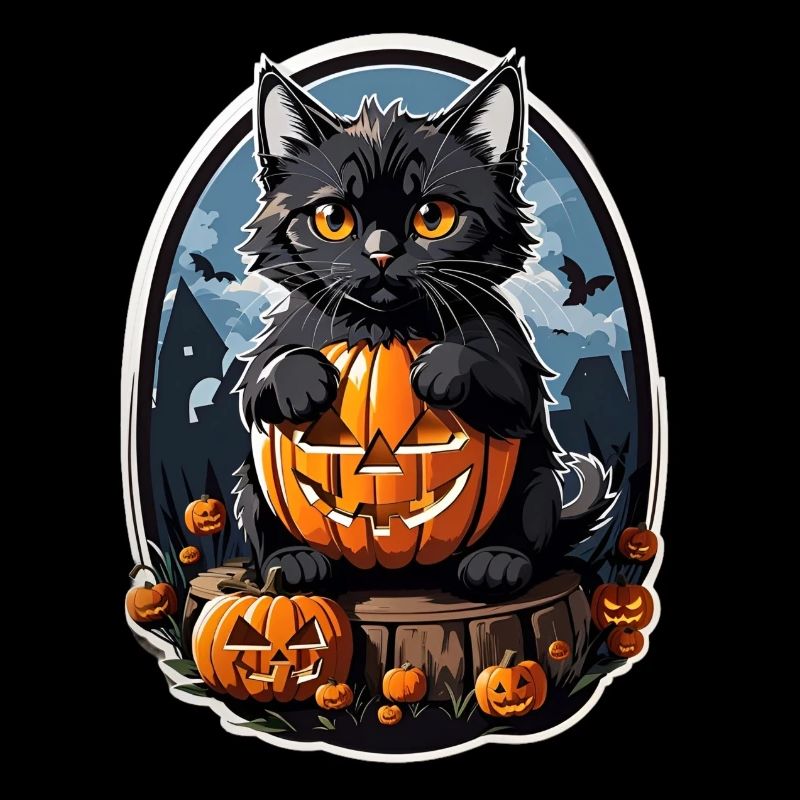 Katzen Halloween!