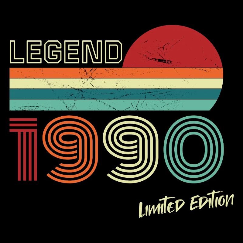 Legend 1990 Geburtstagsshirt Geschenk Jubiläum