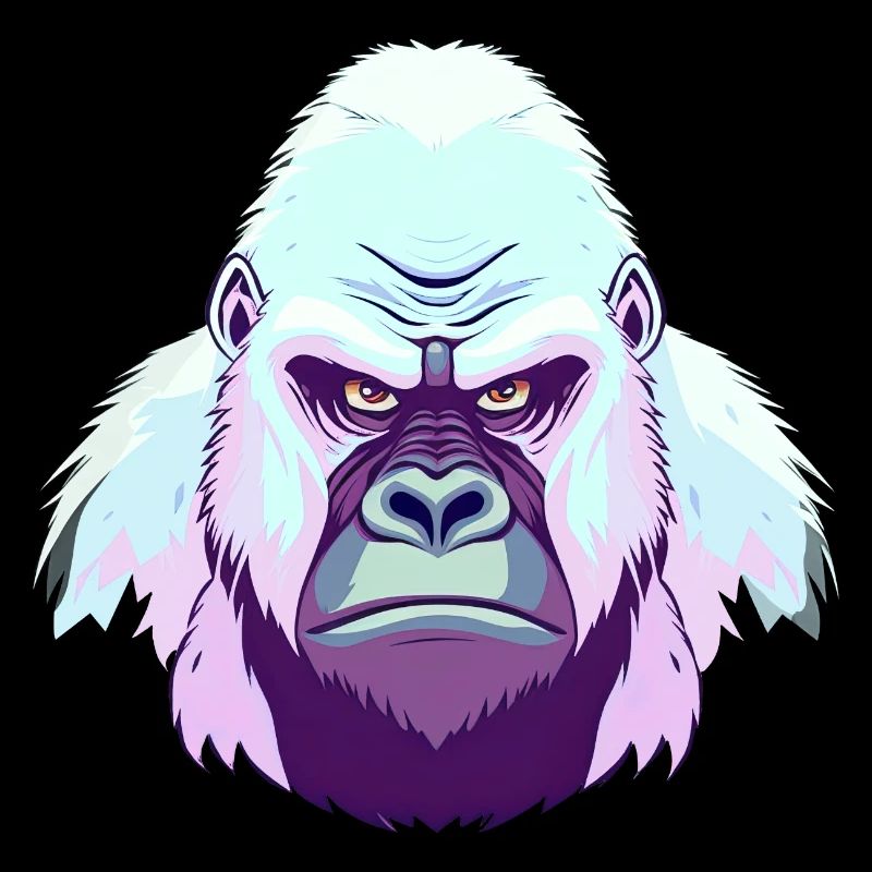Einfache Gorilla-Illustration