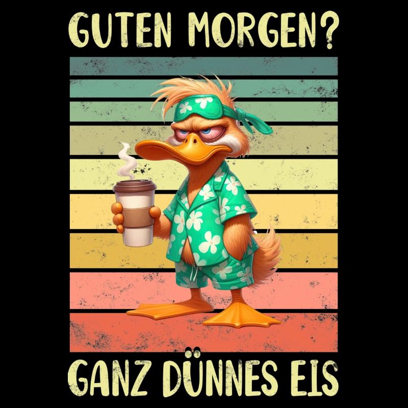 Ente Morgenmuffel