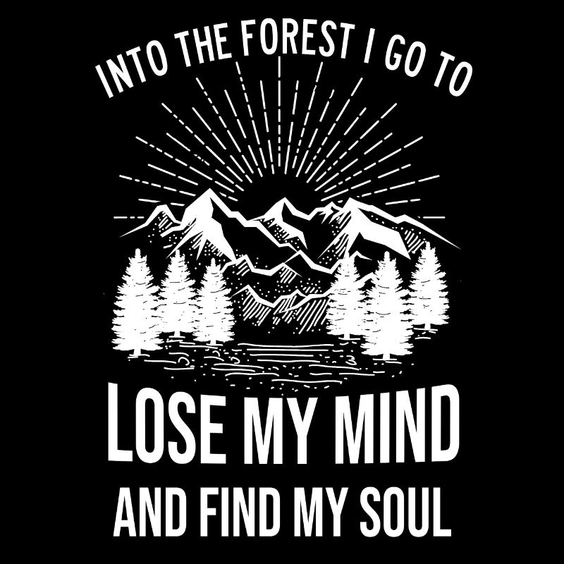 Dans la forêt je vais camping cadeau